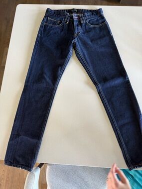 Phillip Plein Men’s Dark Blue Slim Fit Jeans